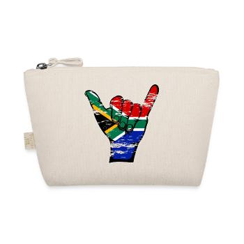 Drapeau de l’Afrique du Sud Symbole de surf utilisé - Trousse biologique - nature - Devant