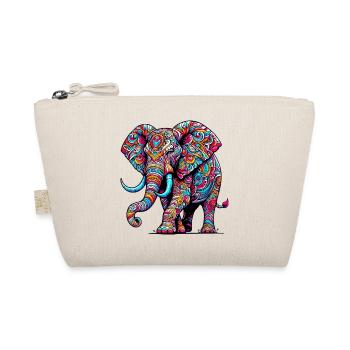 Elefant - Bio-Täschchen - Natur - Vorne