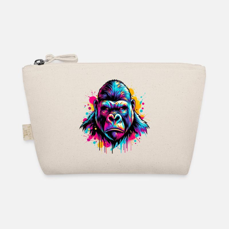 Gorilla - Bio-Täschchen - Natur