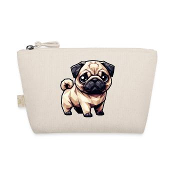 Chien Carlin Polygone Design géométrique - Trousse biologique - nature - Devant