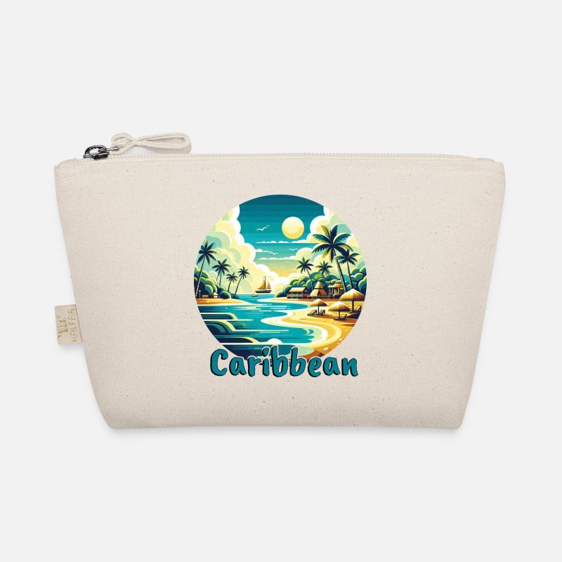 Caribbean Vacation American Beach Organic Pouch