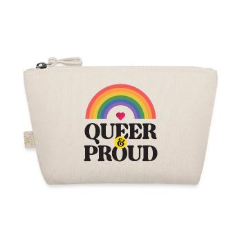 LGBT Pride Month - Queer and Proud - Organic Pouch - nature - Front