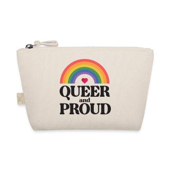 LGBT Pride Month - Queer and Proud - Organic Pouch - nature - Front