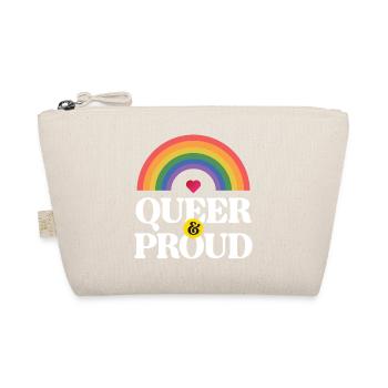 LGBT Pride Month - Queer and Proud - Organic Pouch - nature - Front