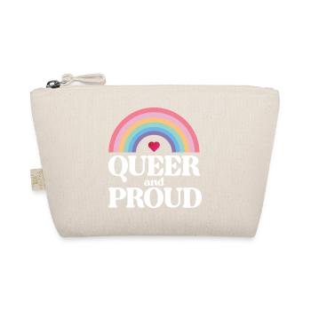 LGBT Pride Month - Queer and Proud - Organic Pouch - nature - Front