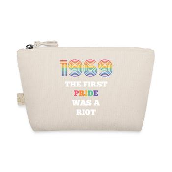 LGBT Pride Month - The First Pride Was A Riot - Organic Pouch - nature - Front