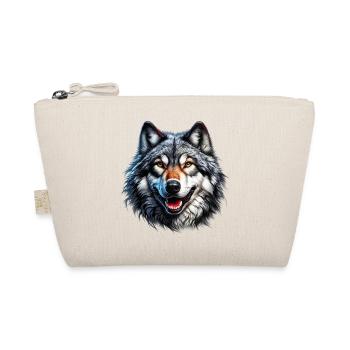 Wolf - Organic Pouch - nature - Front