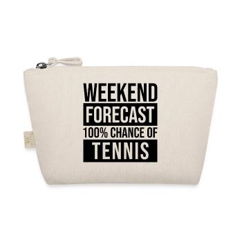 Tennis Tennis Tennis - Bio-Täschchen - Natur - Vorne