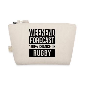 Rugby Rugby Rugby - Organic Pouch - nature - Front