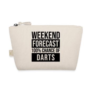 Darts Darts Darts - Organic Pouch - nature - Front