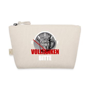 volltanken bitte - Bier trinken - Bio-Täschchen - Natur - Vorne