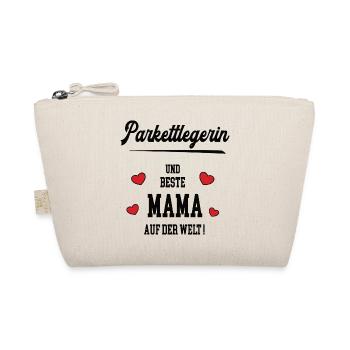 Beste Mama Parkettlegerin Muttertag Geburtstag Geb - Bio-Täschchen - Natur - Vorne