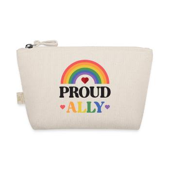 LGBTQ Pride Month - Proud Ally - Organic Pouch - nature - Front