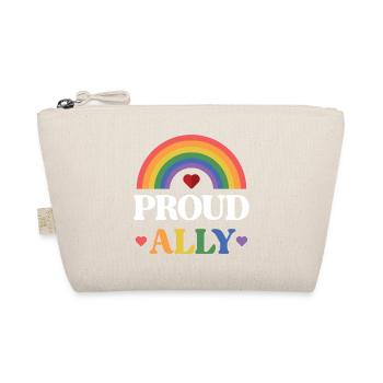 LGBTQ Pride Month - Proud Ally - Organic Pouch - nature - Front
