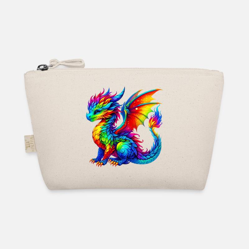 Drache - Bio-Täschchen - Natur