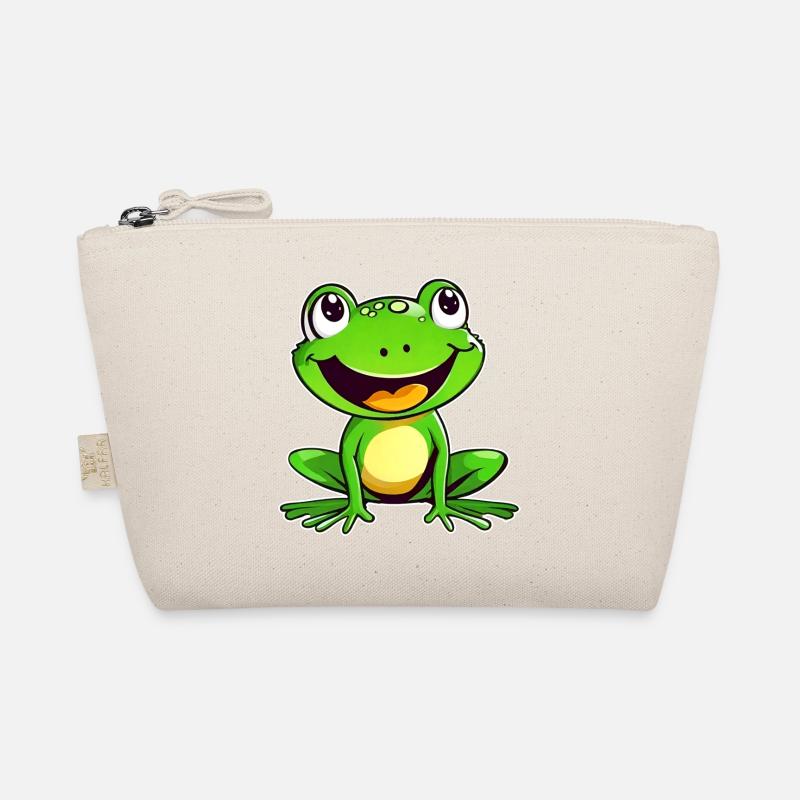 Grenouille mignonne dans le style bande dessinée Trousse biologique