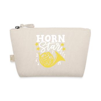 Waldhornspieler Hornist - Bio-Täschchen - Natur - Vorne