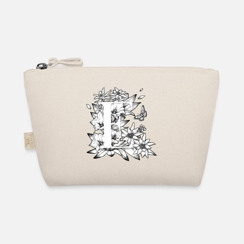 Initiale E Bio-Täschchen