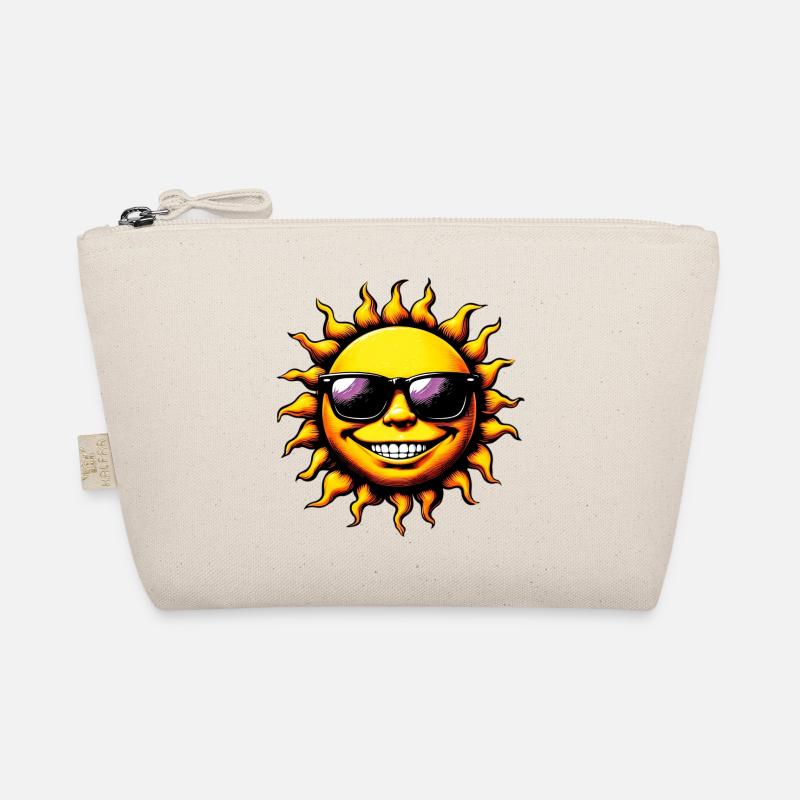 Soleil avec lunettes de soleil Trousse biologique