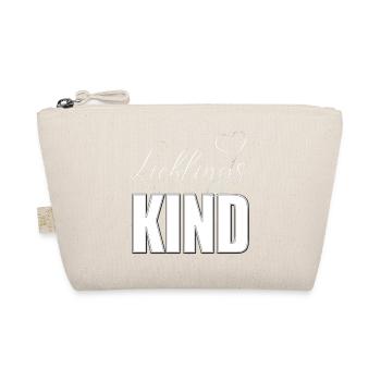 Favorite child Favorite child with heart - Organic Pouch - nature - Front