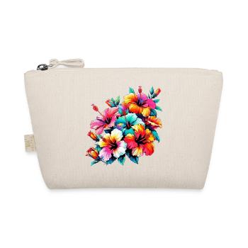 Hibiscus Flowers - Organic Pouch - nature - Front