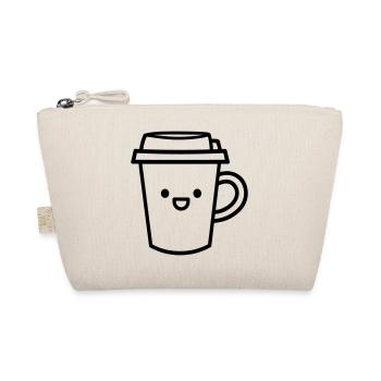 Kaffeebecher - Bio-Täschchen - Natur - Vorne