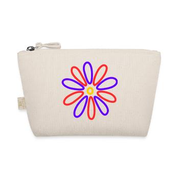 BLUME. BLUME. NATUR. ÖKOLOGIE. GLÜCK. ZEN - Bio-Täschchen - Natur - Vorne