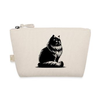 British Longhair Cat - Organic Pouch - nature - Front