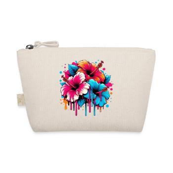 Hibiscus Flowers - Organic Pouch - nature - Front