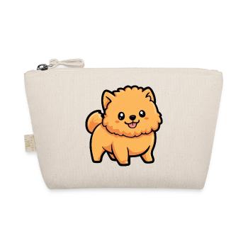 Chow Chow Dog Comic Cute - Organic Pouch - nature - Front