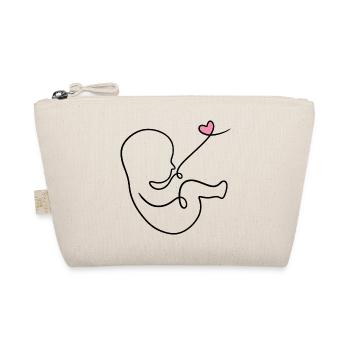 Heartbeat Baby Love - Organic Pouch - nature - Front