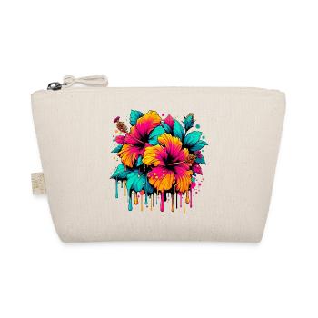 Hibiscus Flowers - Organic Pouch - nature - Front