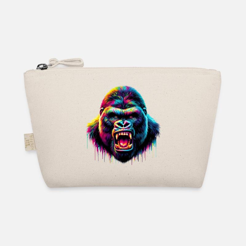 Gorilla - Bio-Täschchen - Natur