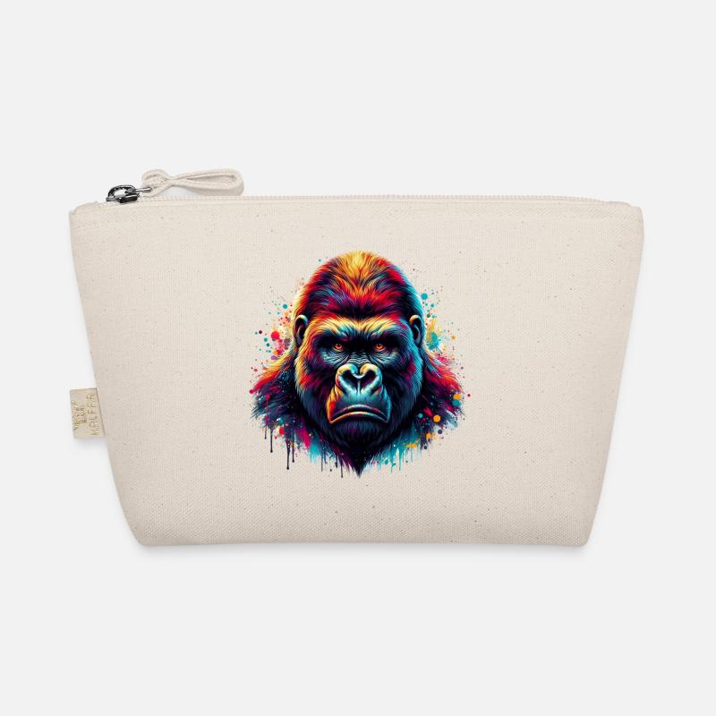 Gorilla - Bio-Täschchen - Natur