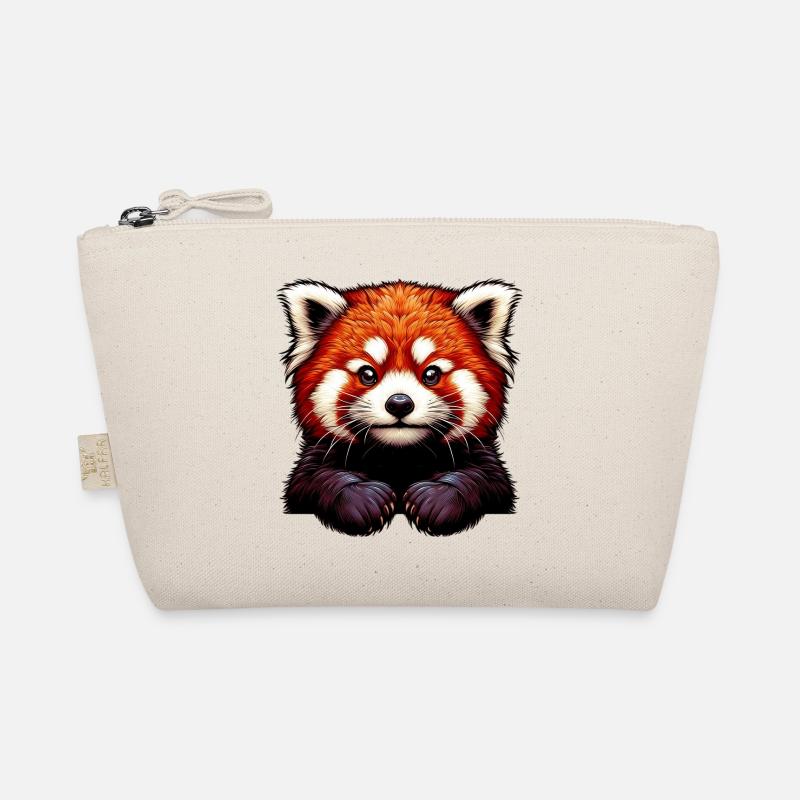 Kleiner Panda - Bio-Täschchen - Natur