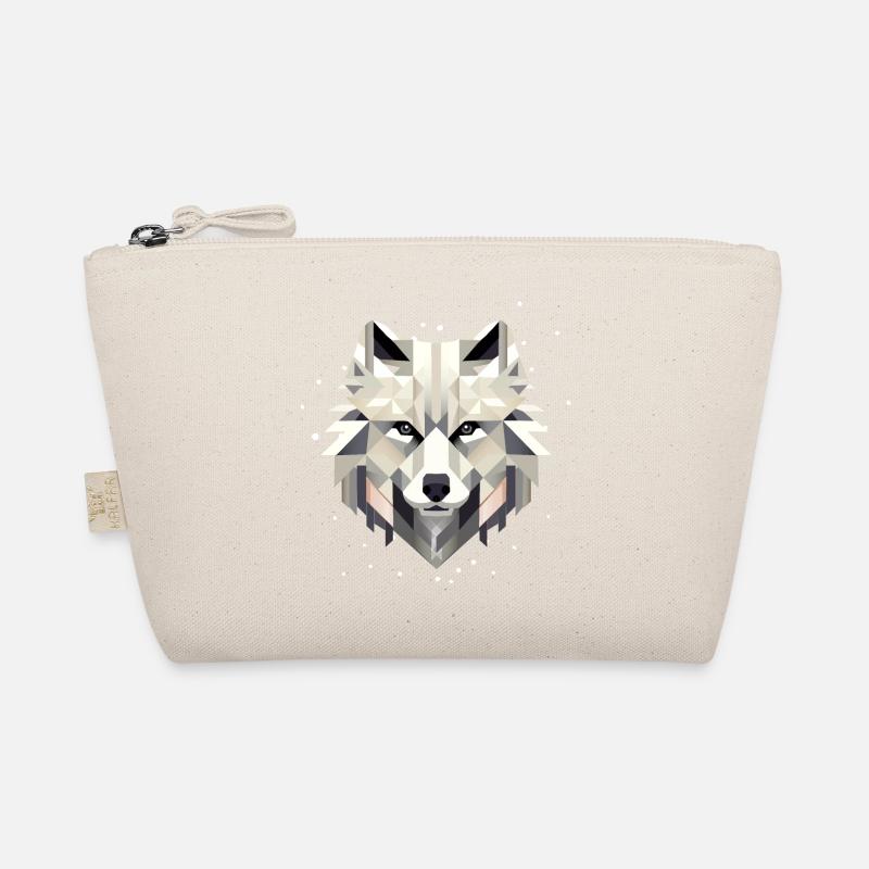 White Wolf – Modern Art for Animal Lovers Organic Pouch