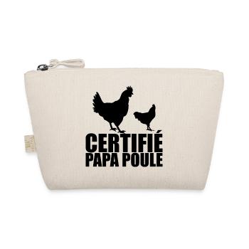 Best Dad | Certified Daddy Hen - Organic Pouch - nature - Front