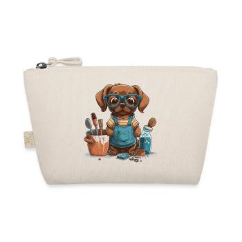 Pottery Paws: A Dogs Artistic Adventure - Organic Pouch - nature - Front