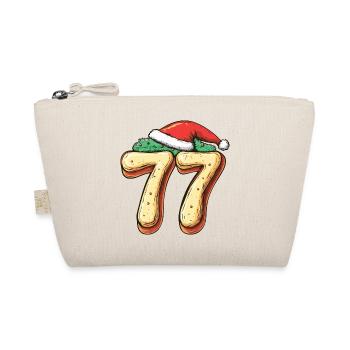 77 Number Christmas Cookie - Organic Pouch - nature - Front
