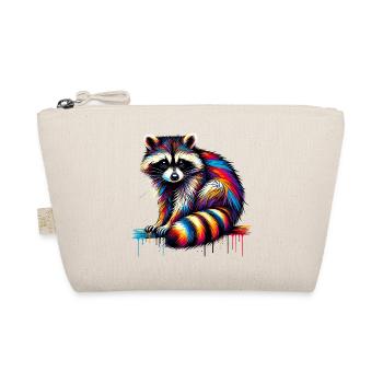 Raccoon - Organic Pouch - nature - Front
