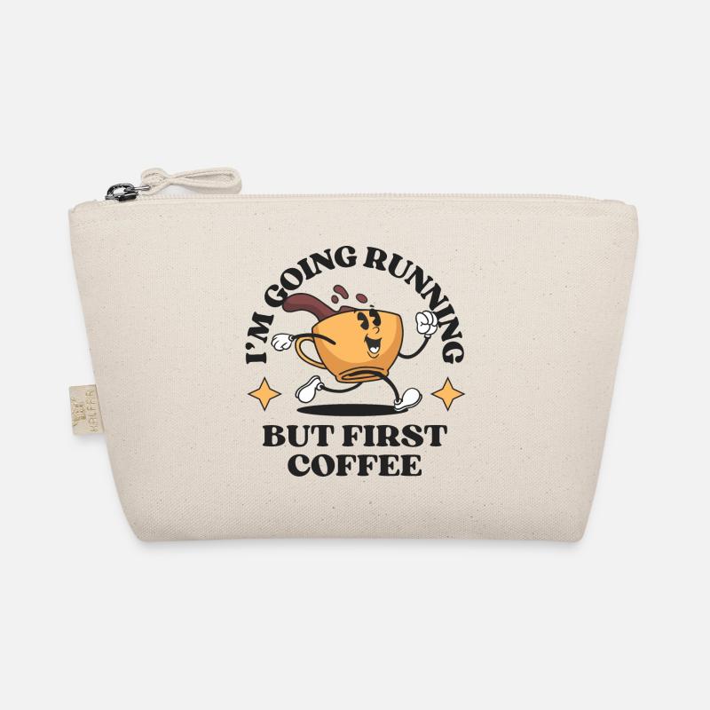 I'm Going Running But First Coffee Organic Pouch