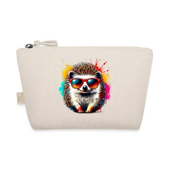 Hedgehog - Organic Pouch - nature - Front