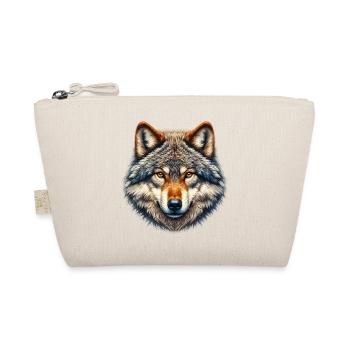 Wolf - Bio-Täschchen - Natur - Vorne