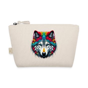 Wolf - Organic Pouch - nature - Front