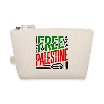 Free palestine - Bio-Täschchen - Natur - Vorne