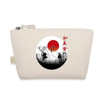 Crane dance, parade in the land of the rising sun - Organic Pouch - nature - Front