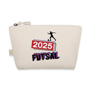 Futsal Spielerin Team Turnier Mannschaft 2025 - Bio-Täschchen - Natur - Vorne
