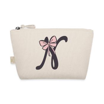 Ruban Lettre N Initiale - Trousse biologique - nature - Devant