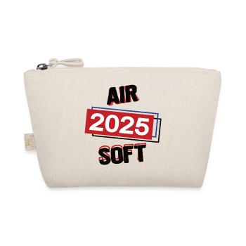 Airsoft Spielerin Airsoftspielerin 2025 - Bio-Täschchen - Natur - Vorne