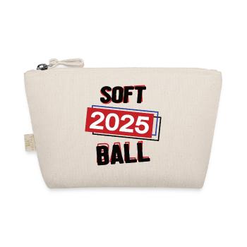Softball Spielerin Team Turnier Mannschaft 2025 - Bio-Täschchen - Natur - Vorne